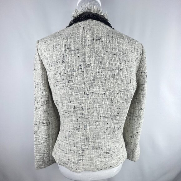 Bandolera Classic Chic Tweed Jacket Navy off-white – US 6 - Picture 7 of 10